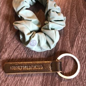 Lululemon Accessories Bundle: Scrunchie & Keychain